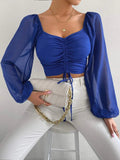 Simple and Sexy Puff Sleeve Top KOAKON