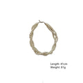 Twining Pearl Choker Necklace KOAKON