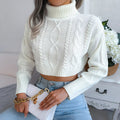 Knitted Crop Top Sweater KOAKON