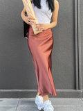 Silk Satin Skirt KOAKON