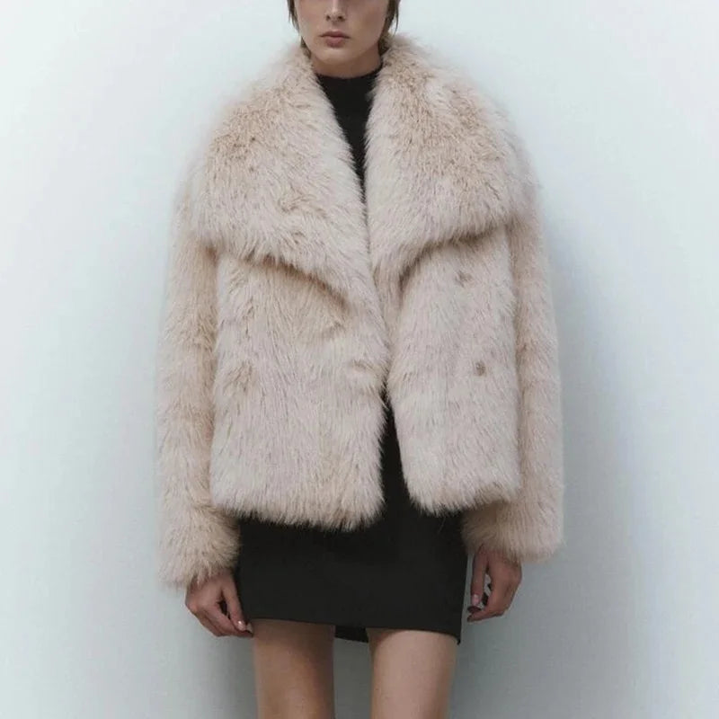 Stylish fur coat for women at an affordable price
