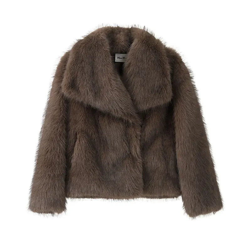 Stylish fur coat for women at an affordable price