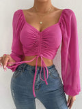 Simple and Sexy Puff Sleeve Top KOAKON