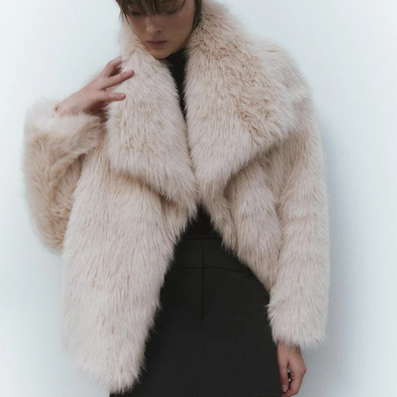 Stylish fur coat for women at an affordable price