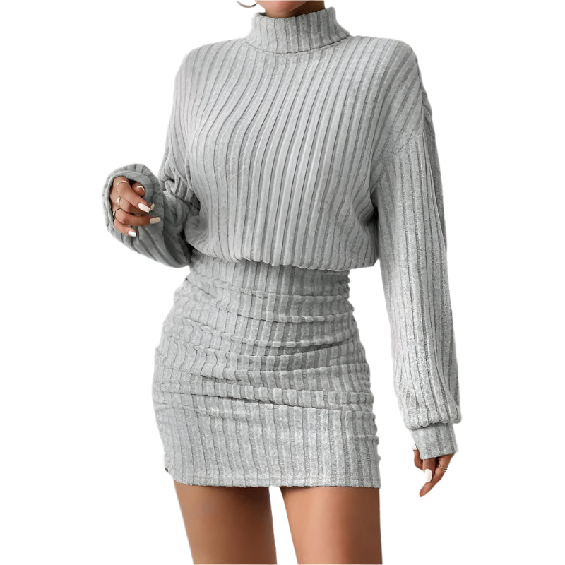 Long Sleeved Knitted Dress KOAKON