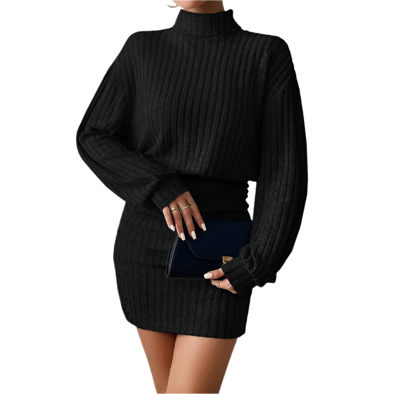 Long Sleeved Knitted Dress KOAKON