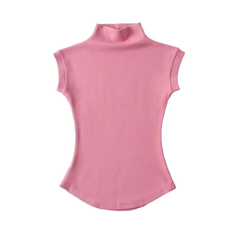 Sexy Sleeveless Turtleneck KOAKON