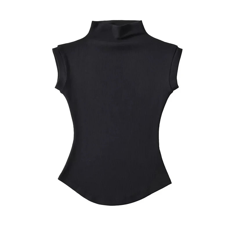 Sexy Sleeveless Turtleneck KOAKON