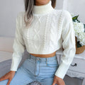 Knitted Crop Top Sweater KOAKON