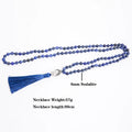 Natural Sodalite  Meditation Bead Necklace KOAKON