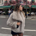 Stylish fur coat for women at an affordable price