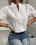 Roomy Elegant Lace Shirt KOAKON