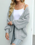 Knitted lantern sleeve cardigan KOAKON