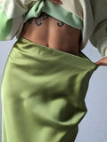 Silk Satin Skirt KOAKON