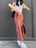 Silk Satin Skirt KOAKON