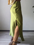 Silk Satin Skirt KOAKON