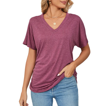 Stylish Casual V-neck Top KOAKON