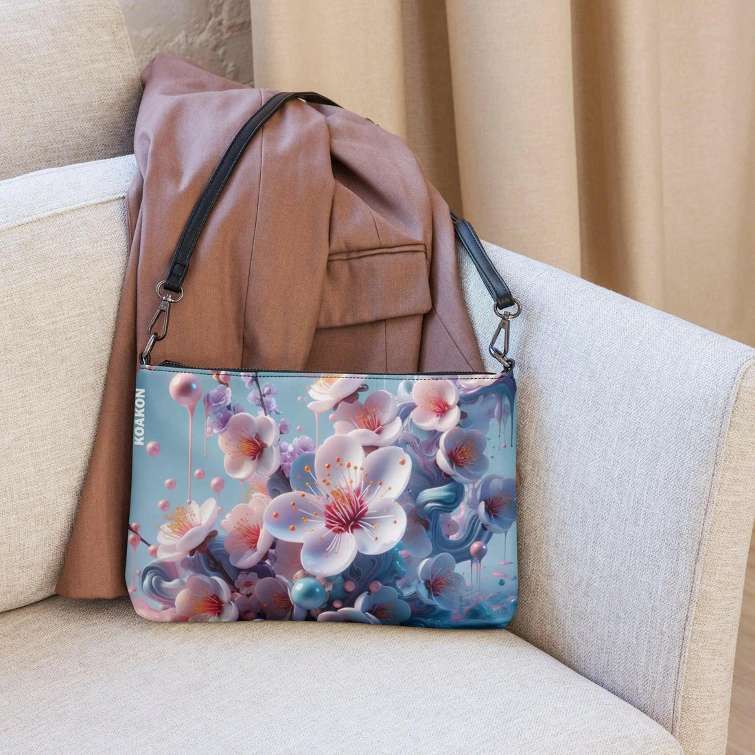 Cherry Blossom Bubblegum Crossbody Bag.