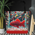 Fresh Candy Gummy Fish Tote Bag.
