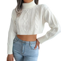 Knitted Crop Top Sweater KOAKON